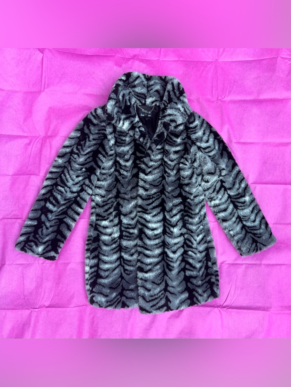 Dennis Basso Faux Fur Coat